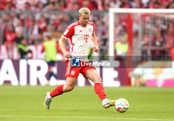 2023-05-20 - Mattijs de Ligt of Bayern Munich during the German championship Bundesliga football match between Bayern Munich and RB Leipzig on May 20, 2023 at Allianz Arena in Munich, Germany - FOOTBALL - GERMAN CHAMP - BAYERN MUNICH V RB LEIPZIG - GERMAN BUNDESLIGA - SOCCER