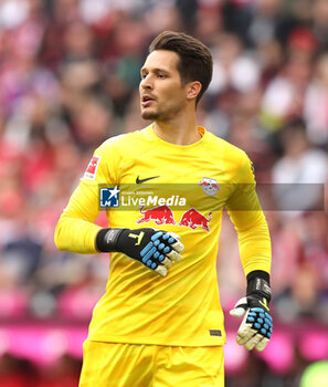 2023-05-20 - Janis Blaswich of RB Leipzig during the German championship Bundesliga football match between Bayern Munich and RB Leipzig on May 20, 2023 at Allianz Arena in Munich, Germany - FOOTBALL - GERMAN CHAMP - BAYERN MUNICH V RB LEIPZIG - GERMAN BUNDESLIGA - SOCCER