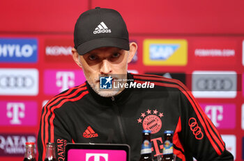 2023-05-20 - Coach Thomas Tuchel of Bayern Munich after the German championship Bundesliga football match between Bayern Munich and RB Leipzig on May 20, 2023 at Allianz Arena in Munich, Germany - FOOTBALL - GERMAN CHAMP - BAYERN MUNICH V RB LEIPZIG - GERMAN BUNDESLIGA - SOCCER