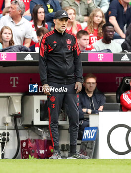 2023-05-20 - Coach Thomas Tuchel of Bayern Munich during the German championship Bundesliga football match between Bayern Munich and RB Leipzig on May 20, 2023 at Allianz Arena in Munich, Germany - FOOTBALL - GERMAN CHAMP - BAYERN MUNICH V RB LEIPZIG - GERMAN BUNDESLIGA - SOCCER