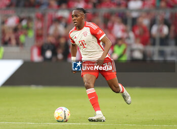 2023-05-20 - Mathys Tel of Bayern Munich during the German championship Bundesliga football match between Bayern Munich and RB Leipzig on May 20, 2023 at Allianz Arena in Munich, Germany - FOOTBALL - GERMAN CHAMP - BAYERN MUNICH V RB LEIPZIG - GERMAN BUNDESLIGA - SOCCER