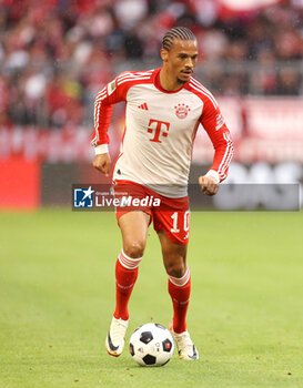 2023-08-27 - Leroy Sane of Bayern Munich during the German championship Bundesliga football match between Bayern Munich and Augsburg on August 27, 2023 at Allianz Arena in Munich, Germany - FOOTBALL - GERMAN CHAMP - BAYERN MUNICH V AUGSBURG - GERMAN BUNDESLIGA - SOCCER