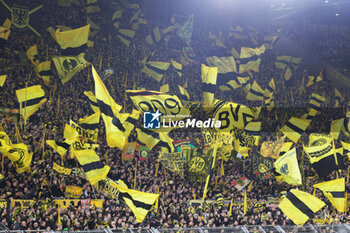 2023-11-04 - Fans of Borussia Dortmund during the German championship Bundesliga football match between Borussia Dortmund and Bayern Munich on November 4, 2023 at Signal Iduna Park in Dortmund, Germany - FOOTBALL - GERMAN CHAMP - BORUSSIA DORTMUND V BAYERN MUNICH - GERMAN BUNDESLIGA - SOCCER