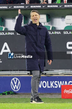2023-12-20 - Coach Niko Kovac of Wolfsburg during the German championship Bundesliga football match between VfL Wolfsburg and Bayern Munich on December 20, 2023 at Volkswagen Arena in Wolfsburg, Germany - FOOTBALL - GERMAN CHAMP - WOLFSBURG V BAYERN MUNICH - GERMAN BUNDESLIGA - SOCCER