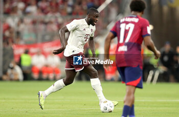 2023-08-12 - Dayot Upamecano of Bayern Munich during the DFL Supercup 2023, German SuperCup football match between Bayern Munich and RB Leipzig on August 12, 2023 at Allianz Arena in Munich, Germany - FOOTBALL - GERMAN SUPERCUP - BAYERN MUNICH V RB LEIPZIG - GERMAN SUPERCUP - SOCCER