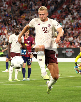 2023-08-12 - Matthijs de Ligt of Bayern Munich during the DFL Supercup 2023, German SuperCup football match between Bayern Munich and RB Leipzig on August 12, 2023 at Allianz Arena in Munich, Germany - FOOTBALL - GERMAN SUPERCUP - BAYERN MUNICH V RB LEIPZIG - GERMAN SUPERCUP - SOCCER