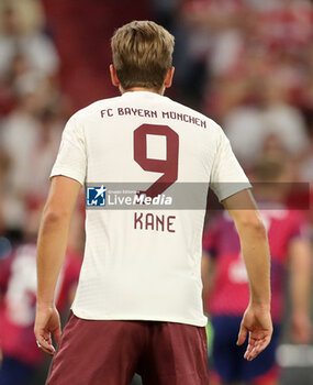2023-08-12 - Harry Kane of Bayern Munich during the DFL Supercup 2023, German SuperCup football match between Bayern Munich and RB Leipzig on August 12, 2023 at Allianz Arena in Munich, Germany - FOOTBALL - GERMAN SUPERCUP - BAYERN MUNICH V RB LEIPZIG - GERMAN SUPERCUP - SOCCER