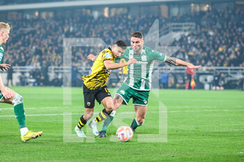 2023-01-08 - 13 ORBELÍN PINEDA of Aek FC during the Greek Super League, Matchday 17, match between Aek FC and Panathinaikos FC at Opap Arena Stadium on January 8, 2023 in Athens, Greece. - AEK FC VS PANATHINAIKOS FC - GREEK SUPER LEAGUE - SOCCER