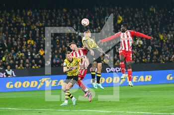 2023-03-12 - 11 SERGIO ARAUJO of AEK FC during the Greek Super League, Matchday 26, match between AEK FC and Olympiacos FC at OPAP Arena on March 12, 2023, in Athens, Greece. - AEK FC VS OLYMPIACOS FC - GREEK SUPER LEAGUE - SOCCER