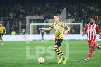 2023-03-12 - 8 MIJAT GAĆINOVIĆ of AEK FC during the Greek Super League, Matchday 26, match between AEK FC and Olympiacos FC at OPAP Arena on March 12, 2023, in Athens, Greece. - AEK FC VS OLYMPIACOS FC - GREEK SUPER LEAGUE - SOCCER