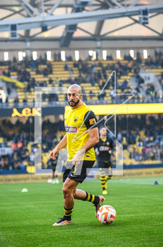 2023-05-03 - 5 NORDIN AMRABAT of AEK FC before the Greek Super League, playoff match between AEK FC and Olympiacos FC at OPAP Arena on May 3, 2023, in Athens, Greece. - AEK VS OLYMPIACOS - GREEK SUPER LEAGUE - SOCCER