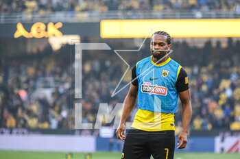 2023-05-03 - 7 LEVI GARCIA of AEK FC before the Greek Super League, playoff match between AEK FC and Olympiacos FC at OPAP Arena on May 3, 2023, in Athens, Greece. - AEK VS OLYMPIACOS - GREEK SUPER LEAGUE - SOCCER