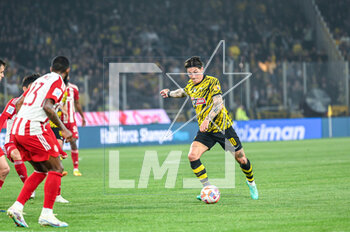 2023-05-03 - 10 STEVEN ZUBER of AEK FC during the Greek Super League, playoff match between AEK FC and Olympiacos FC at OPAP Arena on May 3, 2023, in Athens, Greece. - AEK VS OLYMPIACOS - GREEK SUPER LEAGUE - SOCCER