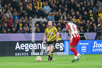 2023-05-03 - 5 NORDIN AMRABAT of AEK FC during the Greek Super League, playoff match between AEK FC and Olympiacos FC at OPAP Arena on May 3, 2023, in Athens, Greece. - AEK VS OLYMPIACOS - GREEK SUPER LEAGUE - SOCCER