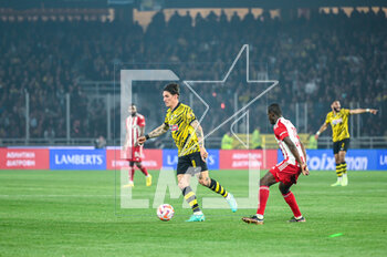 2023-05-03 - 10 STEVEN ZUBER of AEK FC during the Greek Super League, playoff match between AEK FC and Olympiacos FC at OPAP Arena on May 3, 2023, in Athens, Greece. - AEK VS OLYMPIACOS - GREEK SUPER LEAGUE - SOCCER