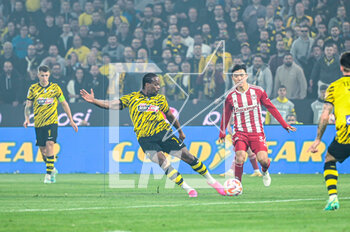 2023-05-03 - 7 LEVI GARCIA of AEK FC during the Greek Super League, playoff match between AEK FC and Olympiacos FC at OPAP Arena on May 3, 2023, in Athens, Greece. - AEK VS OLYMPIACOS - GREEK SUPER LEAGUE - SOCCER
