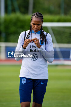 2023-07-04 - Wendie Renard of France during the training of the French team, preparation for the FIFA Women's World Cup 2023 on July 4, 2023 at Centre National du Football in Clairefontaine-en-Yvelines, France - FOOTBALL - WOMEN'S WORLD CUP 2023 - TRAINING OF THE FRENCH WOMEN'S TEAM - FIFA WORLD CUP - SOCCER