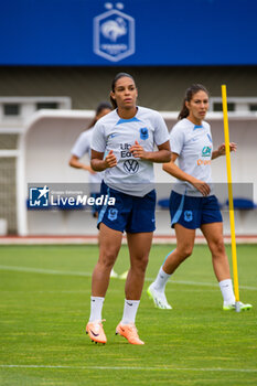 2023-07-04 - Estelle Cascarino of France during the training of the French team, preparation for the FIFA Women's World Cup 2023 on July 4, 2023 at Centre National du Football in Clairefontaine-en-Yvelines, France - FOOTBALL - WOMEN'S WORLD CUP 2023 - TRAINING OF THE FRENCH WOMEN'S TEAM - FIFA WORLD CUP - SOCCER