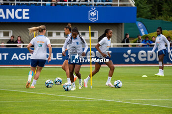 FOOTBALL - WOMEN'S WORLD CUP 2023 - TRAINING OF THE FRENCH WOMEN'S TEAM - FIFA WORLD CUP - SOCCER