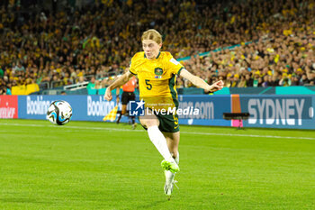 2023-07-20 - Cortnee Vine (5) of Australia during the 2023 FIFA Women’s World Cup, Group B football match between Australia and Republic of Ireland on 20 July 2023 at Stadium Australia in Sydney, Australia - FOOTBALL - WOMEN'S WORLD CUP 2023 - AUSTRALIA V REPUBLIC OF IRELAND - FIFA WORLD CUP - SOCCER