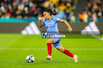 2023-07-24 - Sakina Karchaoui (7) of France during the 2023 FIFA Women’s World Cup, Group F football match between France and Jamaica on 23 July 2023 at Stadium Australia in Sydney, Australia - FOOTBALL - WOMEN'S WORLD CUP 2023 - FRANCE V JAMAICA - FIFA WORLD CUP - SOCCER