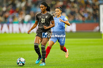 2023-07-24 - Cheyna Matthews (21) of Jamaica during the 2023 FIFA Women’s World Cup, Group F football match between France and Jamaica on 23 July 2023 at Stadium Australia in Sydney, Australia - FOOTBALL - WOMEN'S WORLD CUP 2023 - FRANCE V JAMAICA - FIFA WORLD CUP - SOCCER