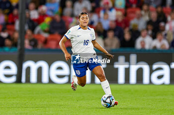 2023-07-24 - Jess Carter (16) of England during the 2023 FIFA Women’s World Cup, Group D football match between England and Haiti on 22 July 2023 at Suncorp Stadium in Brisbane, Australia - FOOTBALL - WOMEN'S WORLD CUP 2023 - ENGLAND V HAITI - FIFA WORLD CUP - SOCCER