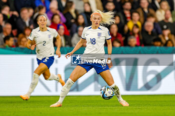 2023-07-24 - Chloe Kelly (18) of England during the 2023 FIFA Women’s World Cup, Group D football match between England and Haiti on 22 July 2023 at Suncorp Stadium in Brisbane, Australia - FOOTBALL - WOMEN'S WORLD CUP 2023 - ENGLAND V HAITI - FIFA WORLD CUP - SOCCER