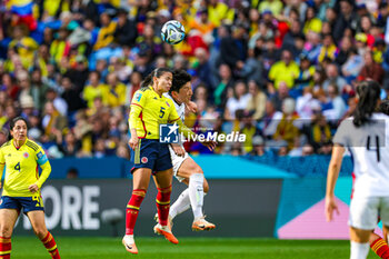 2023-07-25 - Lorena Bedoya (5) of Colombia and Eun-Sun Park of Korea Republic during the 2023 FIFA Women’s World Cup, Group H football match between Colombia and Korea Republic on 25 July 2023 at Sydney Football Stadium in Sydney, Australia - FOOTBALL - WOMEN'S WORLD CUP 2023 - COLOMBIA V KOREA REPUBLIC - FIFA WORLD CUP - SOCCER