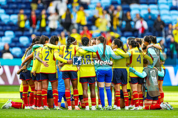 2023-07-25 - Columbia players celebrate at full time during the 2023 FIFA Women’s World Cup, Group H football match between Colombia and Korea Republic on 25 July 2023 at Sydney Football Stadium in Sydney, Australia - FOOTBALL - WOMEN'S WORLD CUP 2023 - COLOMBIA V KOREA REPUBLIC - FIFA WORLD CUP - SOCCER