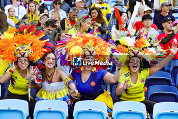 2023-07-25 - Colombia fans during the 2023 FIFA Women’s World Cup, Group H football match between Colombia and Korea Republic on 25 July 2023 at Sydney Football Stadium in Sydney, Australia - FOOTBALL - WOMEN'S WORLD CUP 2023 - COLOMBIA V KOREA REPUBLIC - FIFA WORLD CUP - SOCCER