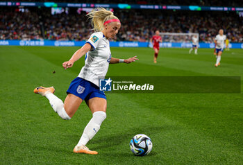 2023-07-28 - Chloe Kelly (18) of England during the 2023 FIFA Women’s World Cup, Group D football match between England and Denmark on 28 July 2023 at Sydney Football Stadium in Sydney, Australia - FOOTBALL - WOMEN'S WORLD CUP 2023 - ENGLAND V DENMARK - FIFA WORLD CUP - SOCCER