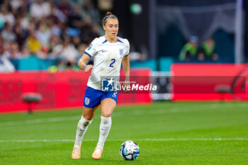2023-07-28 - Lucy Bronze (2) of England during the 2023 FIFA Women’s World Cup, Group D football match between England and Denmark on 28 July 2023 at Sydney Football Stadium in Sydney, Australia - FOOTBALL - WOMEN'S WORLD CUP 2023 - ENGLAND V DENMARK - FIFA WORLD CUP - SOCCER