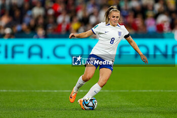 2023-07-28 - Georgia Stanway (8) of England during the 2023 FIFA Women’s World Cup, Group D football match between England and Denmark on 28 July 2023 at Sydney Football Stadium in Sydney, Australia - FOOTBALL - WOMEN'S WORLD CUP 2023 - ENGLAND V DENMARK - FIFA WORLD CUP - SOCCER
