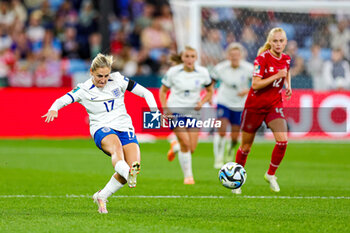2023-07-28 - Laura Coombs (17) of England during the 2023 FIFA Women’s World Cup, Group D football match between England and Denmark on 28 July 2023 at Sydney Football Stadium in Sydney, Australia - FOOTBALL - WOMEN'S WORLD CUP 2023 - ENGLAND V DENMARK - FIFA WORLD CUP - SOCCER