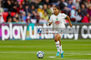2023-07-30 - Sofia Bouftini (20) of Morocco during the 2023 FIFA Women’s World Cup, Group H football match between Korea Republic and Morocco on 30 July 2023 at Hindmarsh Stadium in Adelaide, Australia - FOOTBALL - WOMEN'S WORLD CUP 2023 - KOREA REPUBLIC V MOROCCO - FIFA WORLD CUP - SOCCER