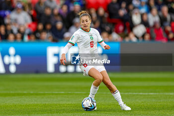 2023-07-30 - Elodie Nakkach (6) of Morocco during the 2023 FIFA Women’s World Cup, Group H football match between Korea Republic and Morocco on 30 July 2023 at Hindmarsh Stadium in Adelaide, Australia - FOOTBALL - WOMEN'S WORLD CUP 2023 - KOREA REPUBLIC V MOROCCO - FIFA WORLD CUP - SOCCER