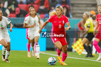 2023-07-30 - Cho So-hyun (8) of Korea Republic during the 2023 FIFA Women’s World Cup, Group H football match between Korea Republic and Morocco on 30 July 2023 at Hindmarsh Stadium in Adelaide, Australia - FOOTBALL - WOMEN'S WORLD CUP 2023 - KOREA REPUBLIC V MOROCCO - FIFA WORLD CUP - SOCCER
