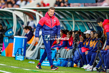 2023-07-30 - Collin Bell Manager of Korea Republic during the 2023 FIFA Women’s World Cup, Group H football match between Korea Republic and Morocco on 30 July 2023 at Hindmarsh Stadium in Adelaide, Australia - FOOTBALL - WOMEN'S WORLD CUP 2023 - KOREA REPUBLIC V MOROCCO - FIFA WORLD CUP - SOCCER
