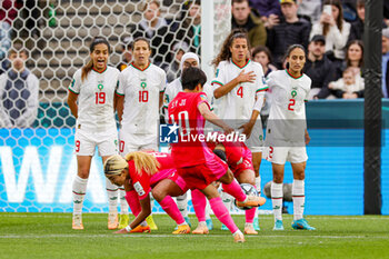 2023-07-30 - Ji So-yun (10) of Korea Republic takes a freekick during the 2023 FIFA Women’s World Cup, Group H football match between Korea Republic and Morocco on 30 July 2023 at Hindmarsh Stadium in Adelaide, Australia - FOOTBALL - WOMEN'S WORLD CUP 2023 - KOREA REPUBLIC V MOROCCO - FIFA WORLD CUP - SOCCER