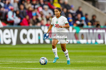 2023-07-30 - Sofia Bouftini (20) of Morocco during the 2023 FIFA Women’s World Cup, Group H football match between Korea Republic and Morocco on 30 July 2023 at Hindmarsh Stadium in Adelaide, Australia - FOOTBALL - WOMEN'S WORLD CUP 2023 - KOREA REPUBLIC V MOROCCO - FIFA WORLD CUP - SOCCER