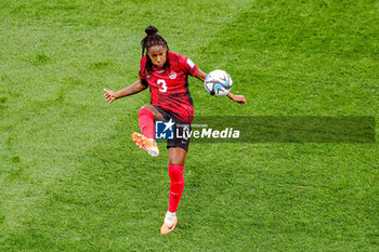 2023-07-31 - Kadeisha Buchanan (3) of Canada during the 2023 FIFA Women’s World Cup, Group B football match between Canada and Australia on 31 July 2023 at Melbourne Rectangular Stadium in Melbourne, Australia - FOOTBALL - WOMEN'S WORLD CUP 2023 - CANADA V AUSTRALIA - FIFA WORLD CUP - SOCCER