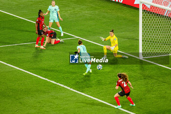 2023-07-31 - Mary Fowler (11) of Australia scores a goal 0-3 during the 2023 FIFA Women’s World Cup, Group B football match between Canada and Australia on 31 July 2023 at Melbourne Rectangular Stadium in Melbourne, Australia - FOOTBALL - WOMEN'S WORLD CUP 2023 - CANADA V AUSTRALIA - FIFA WORLD CUP - SOCCER