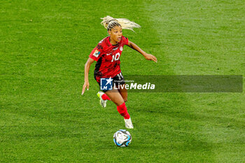 2023-08-01 - Ashley Lawrence (10) of Canada during the 2023 FIFA Women’s World Cup, Group B football match between Canada and Australia on 31 July 2023 at Melbourne Rectangular Stadium in Melbourne, Australia - FOOTBALL - WOMEN'S WORLD CUP 2023 - CANADA V AUSTRALIA - FIFA WORLD CUP - SOCCER