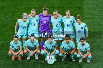 2023-08-01 - Australia team during the 2023 FIFA Women’s World Cup, Group B football match between Canada and Australia on 31 July 2023 at Melbourne Rectangular Stadium in Melbourne, Australia - FOOTBALL - WOMEN'S WORLD CUP 2023 - CANADA V AUSTRALIA - FIFA WORLD CUP - SOCCER