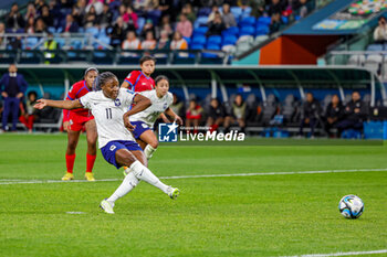 2023-08-02 - Kadidiatou Diani (11) of France scores from the penalty spot 1-3 during the 2023 FIFA Women’s World Cup, Group F football match between Panama and France on 2 August 2023 at Sydney Football Stadium in Sydney, Australia - FOOTBALL - WOMEN'S WORLD CUP 2023 - PANAMA V FRANCE - FIFA WORLD CUP - SOCCER