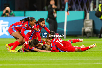 2023-08-02 - Marta Cox (10) of Panama scores a goal and celebrates 1-0 during the 2023 FIFA Women’s World Cup, Group F football match between Panama and France on 2 August 2023 at Sydney Football Stadium in Sydney, Australia - FOOTBALL - WOMEN'S WORLD CUP 2023 - PANAMA V FRANCE - FIFA WORLD CUP - SOCCER
