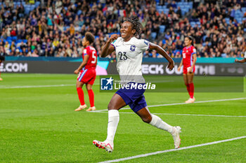 2023-08-02 - Vicki Becho (23) of France scores a goal and celebrates 3-6 during the 2023 FIFA Women’s World Cup, Group F football match between Panama and France on 2 August 2023 at Sydney Football Stadium in Sydney, Australia - FOOTBALL - WOMEN'S WORLD CUP 2023 - PANAMA V FRANCE - FIFA WORLD CUP - SOCCER