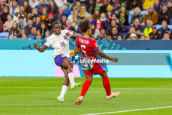 2023-08-02 - Viviane Asseyi (18) of France shoots during the 2023 FIFA Women’s World Cup, Group F football match between Panama and France on 2 August 2023 at Sydney Football Stadium in Sydney, Australia - FOOTBALL - WOMEN'S WORLD CUP 2023 - PANAMA V FRANCE - FIFA WORLD CUP - SOCCER