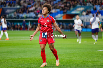 2023-08-03 - Yomira Pinzon (5) of Panama during the 2023 FIFA Women’s World Cup, Group F football match between Panama and France on 2 August 2023 at Sydney Football Stadium in Sydney, Australia - FOOTBALL - WOMEN'S WORLD CUP 2023 - PANAMA V FRANCE - FIFA WORLD CUP - SOCCER